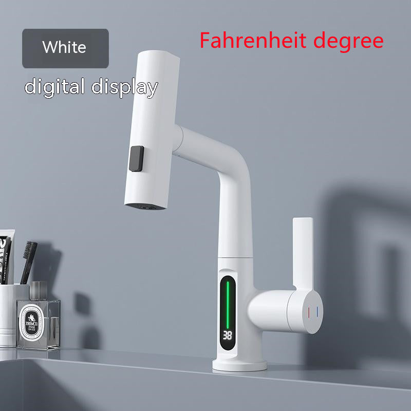Robinet Cuisine Intelligent – Affichage Température & Rotation 360°