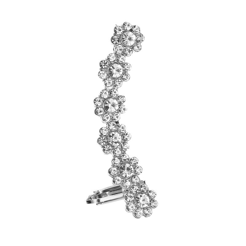Clip d'Oreille Papillon Cristal – Bijou Floral Fashion Femme