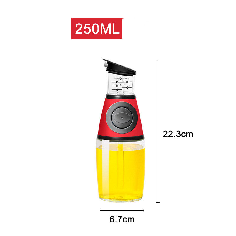 Bouteille en Verre Gradueé 500ml – Huile, Sauce Soja & Cuisine