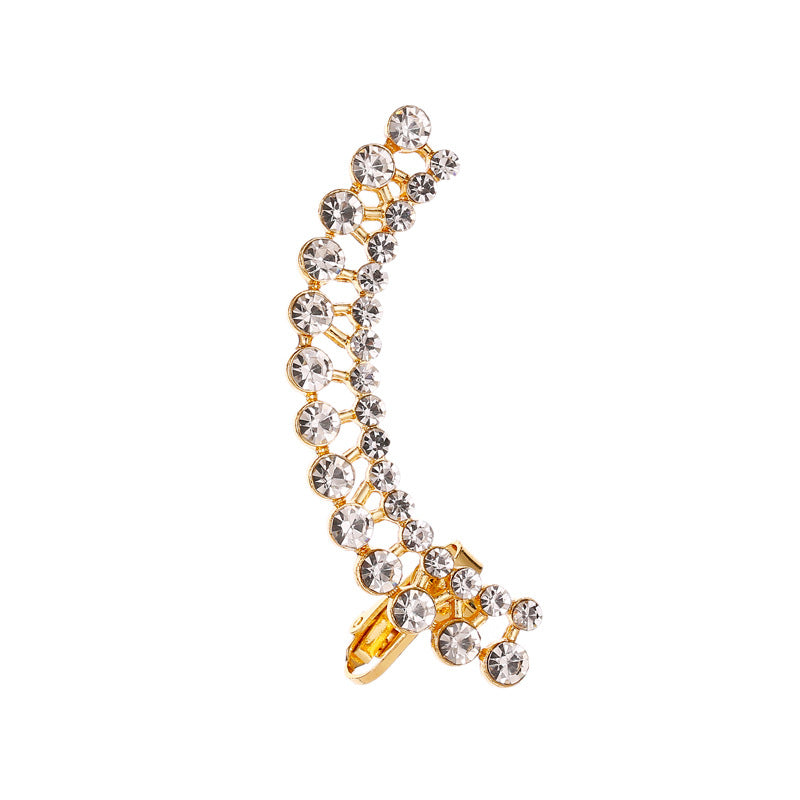 Clip d'Oreille Papillon Cristal – Bijou Floral Fashion Femme