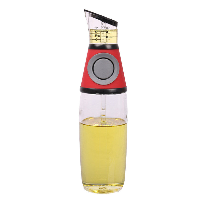 Bouteille en Verre Gradueé 500ml – Huile, Sauce Soja & Cuisine