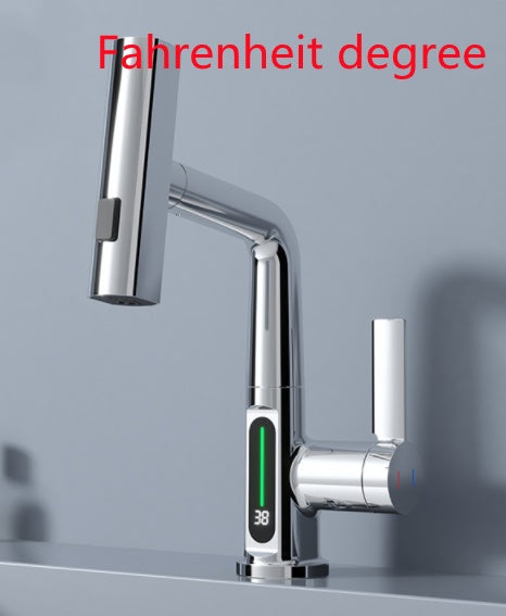 Robinet Cuisine Intelligent – Affichage Température & Rotation 360°