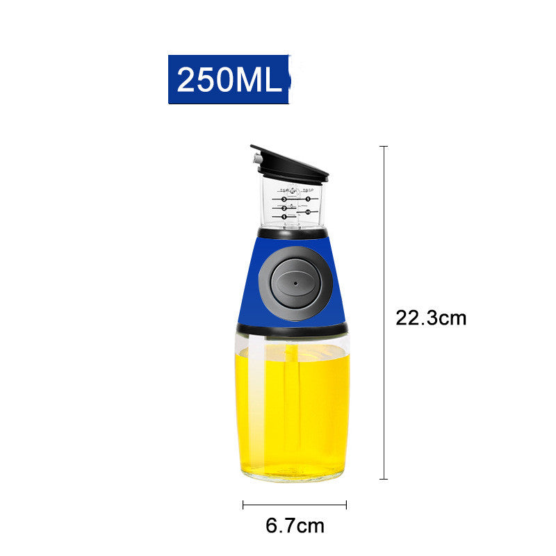 Bouteille en Verre Gradueé 500ml – Huile, Sauce Soja & Cuisine