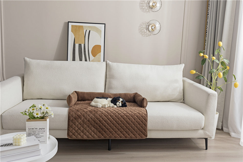 Canapé-Lit pour Chien et Chat – Coussin Chaud & Protecteur de Meuble