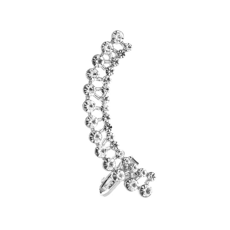 Clip d'Oreille Papillon Cristal – Bijou Floral Fashion Femme