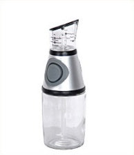 Bouteille en Verre Gradueé 500ml – Huile, Sauce Soja & Cuisine