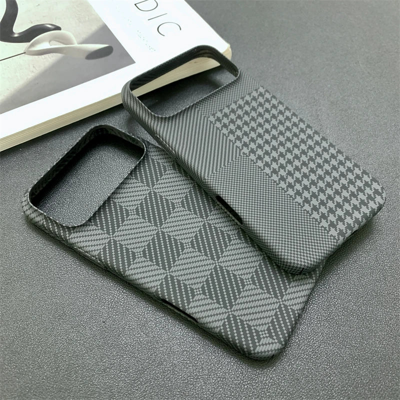 Coque Slim Fibre de Carbone iPhone 17 Pro Max – Antichoc & Mate