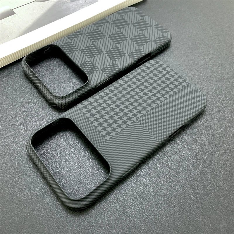 Coque Slim Fibre de Carbone iPhone 17 Pro Max – Antichoc & Mate