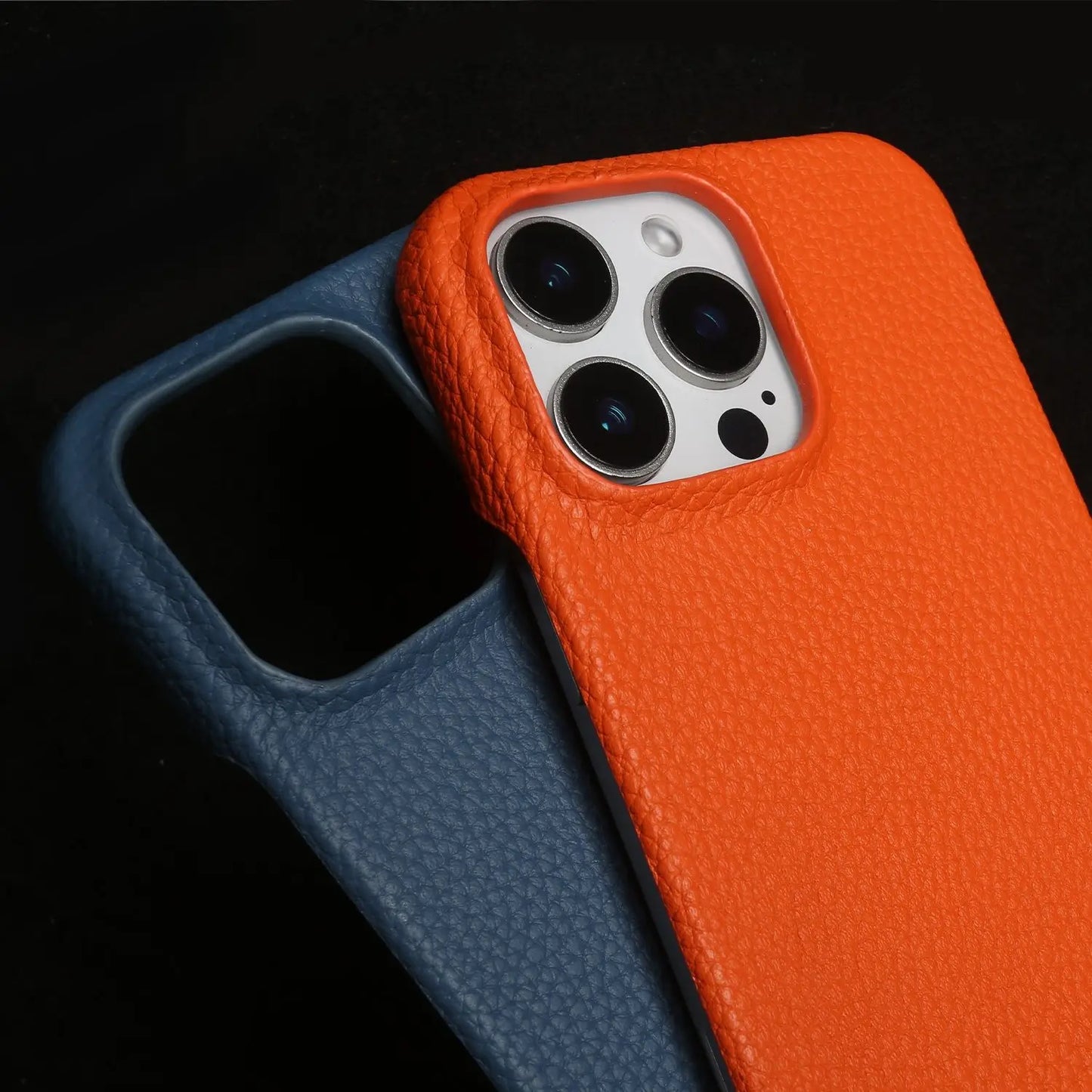 Coque Cuir Véritable Magnétique iPhone 16 Pro Max – MagSafe & Antichoc