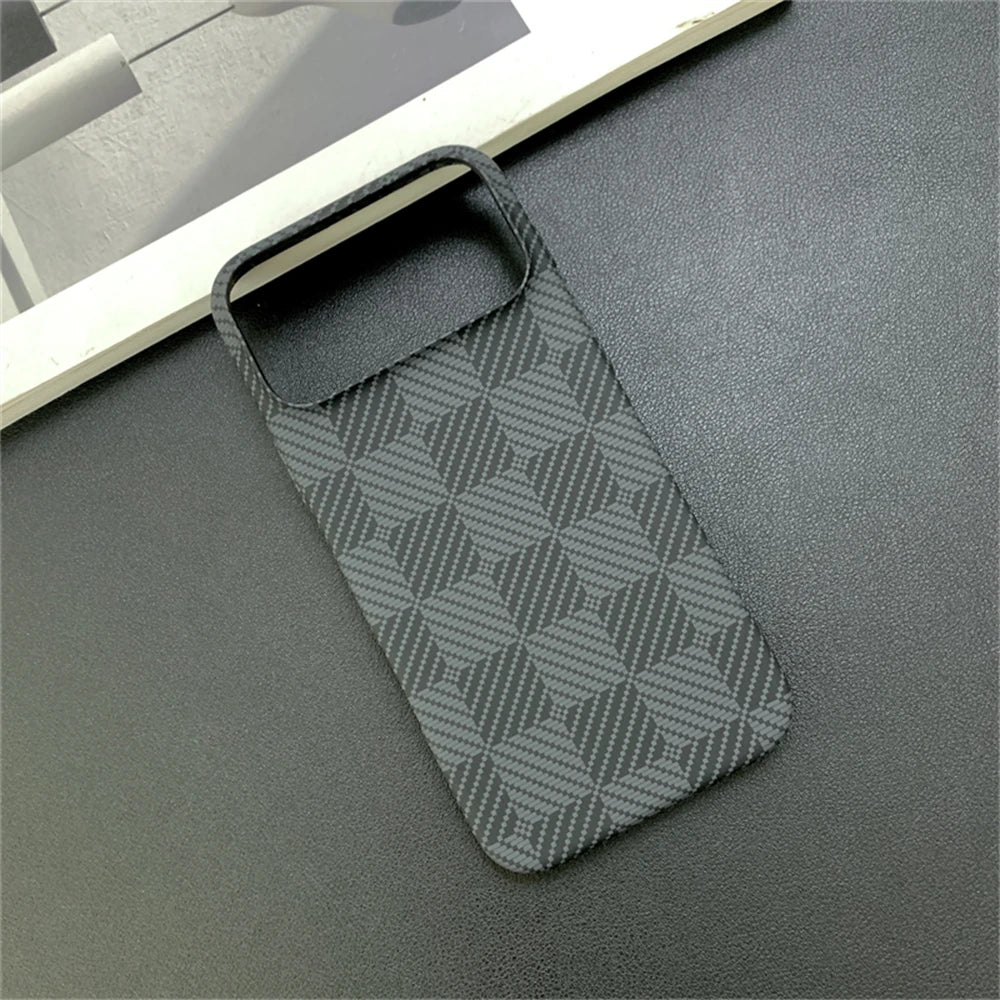 Coque Slim Fibre de Carbone iPhone 17 Pro Max – Antichoc & Mate