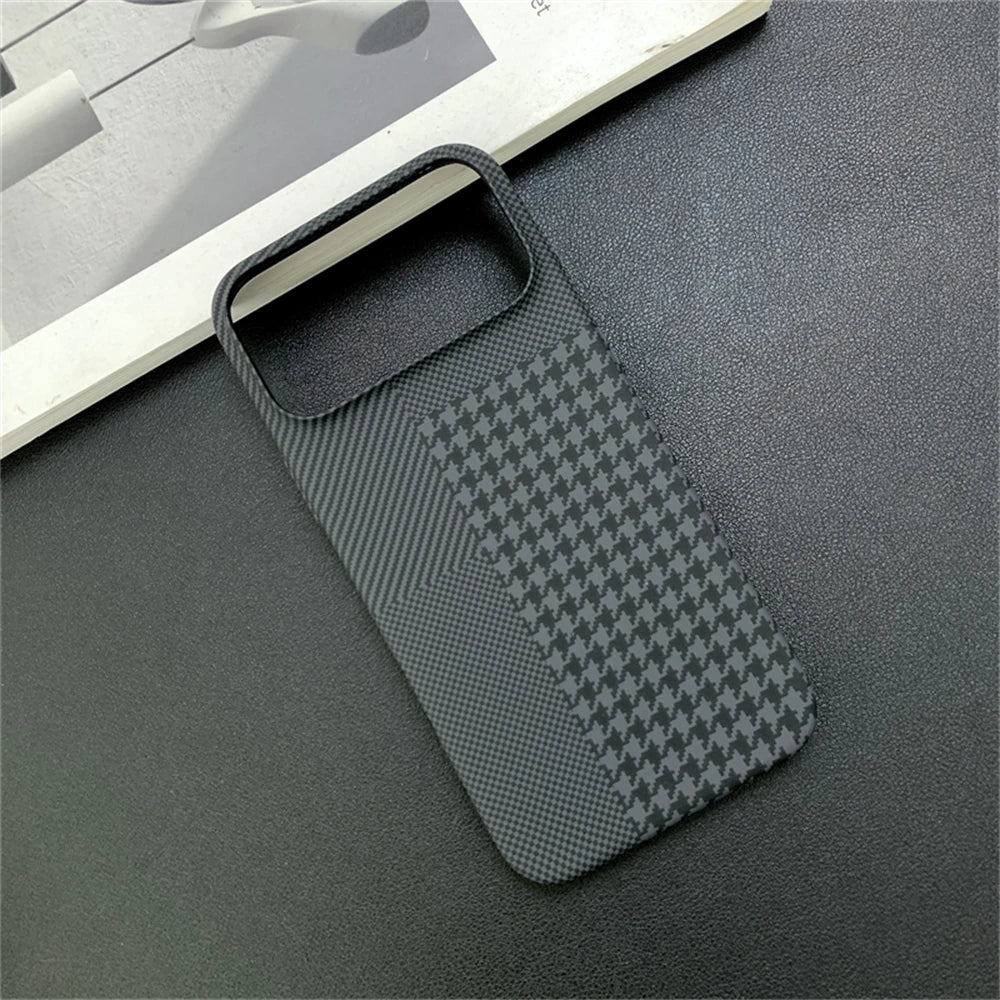 Coque Slim Fibre de Carbone iPhone 17 Pro Max – Antichoc & Mate