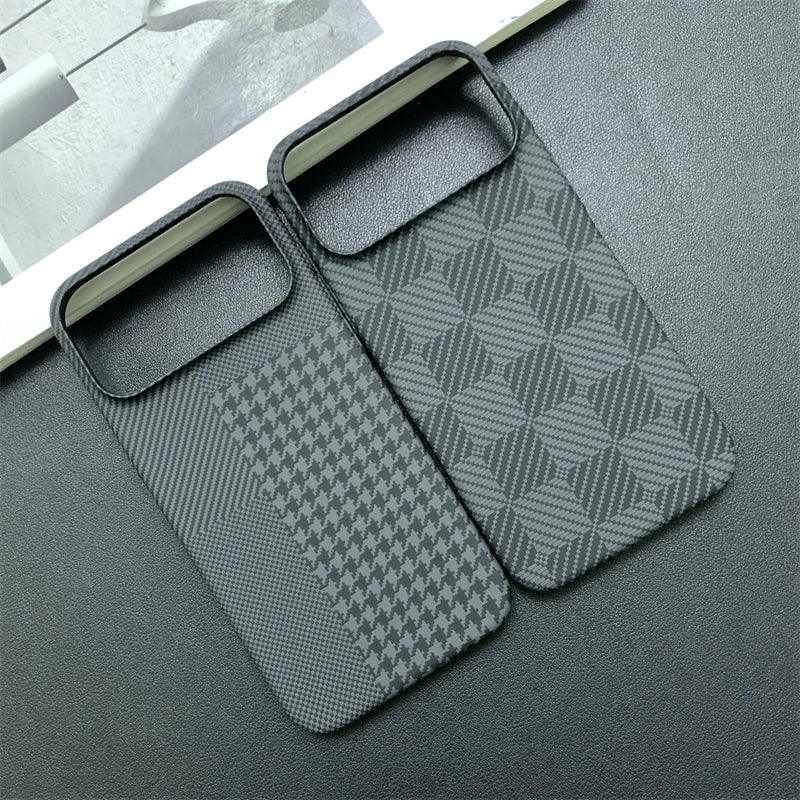 Coque Slim Fibre de Carbone iPhone 17 Pro Max – Antichoc & Mate