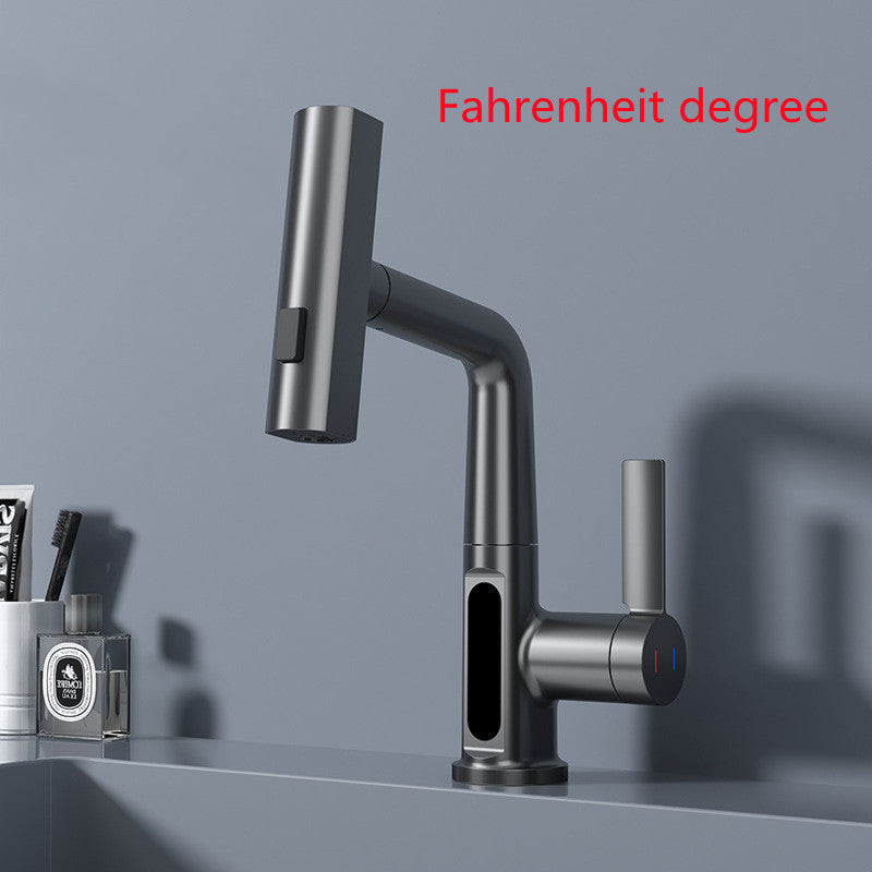 Robinet Cuisine Intelligent – Affichage Température & Rotation 360°