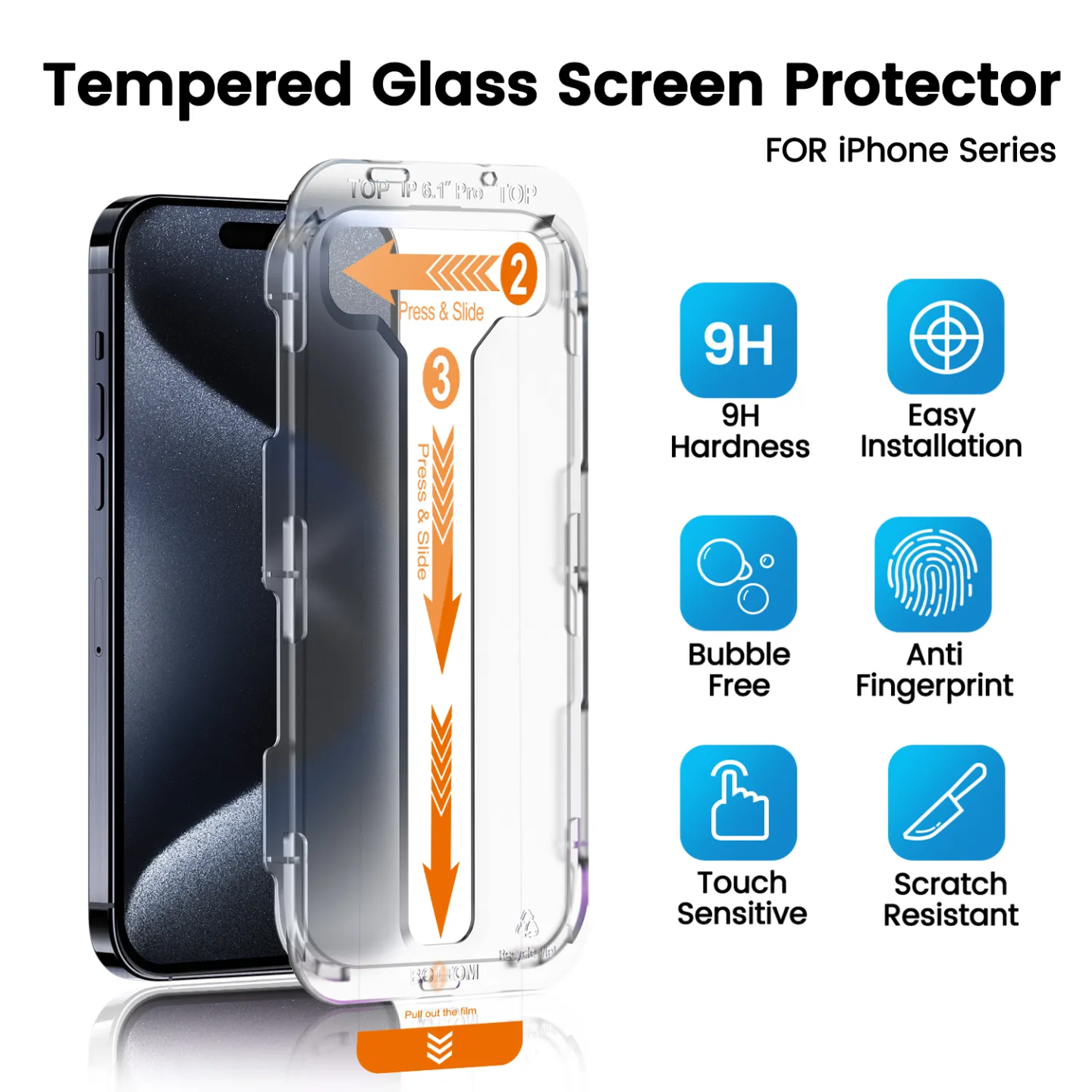 Verre Trempé iPhone 17 Pro Max – Protection Premium